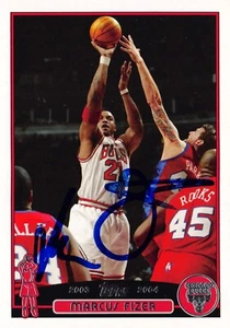 Tarjeta de baloncesto autografiada por Marcus Fizer (Chicago Bulls) 2003 Topps #210 - Imagen 1 de 2