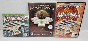 Lote 3 Mahjongg & Sudoku Windows PC Juegos CD-Rom Platinum Deluxe Emperors Mac - Imagen 1 de 2