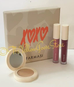 ❤️ FARMASI ❤️ XOXO SET 🐥2 MATTE LIQUID LIPSTICKS & HIGHLIGHTER 🐥 LAST CHANCE! - Picture 1 of 8