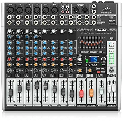 BEHRINGER XENYX X1222USB Ultra-low noise, high headroom analog mixer - Image 1 of 4