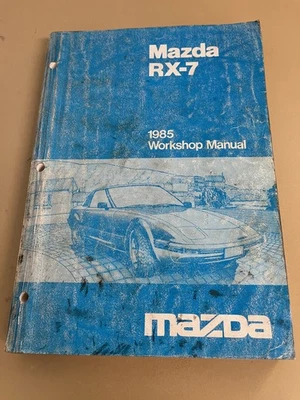 1985 Mazda RX-7 Factory Workshop Service Manual - Image 1 of 4