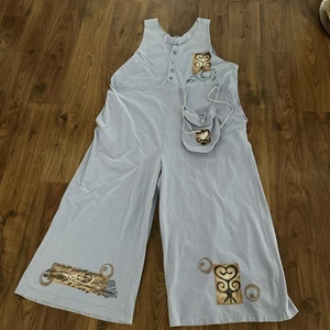 Auténtico mameluco BLUE FISH talla 2 lavanda pintado a mano algodón de colección - Imagen 1 de 11