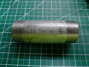 SS-5404-24-5 Pipe Nipple 304 Stainless Steel Male 1-1/2 NPT x 5" - Picture 1 of 1