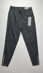 Kenneth Cole Active Tech Jogger Ankle Zip DWR Lightweight Reflective Black Sz M - Picture 1 of 6