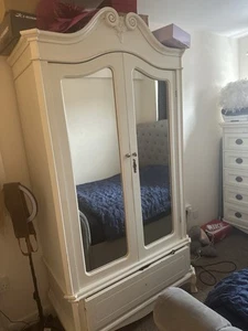 Laura Ashley Ivory French Style Large Drawer Wardrobe - Picture 1 of 2