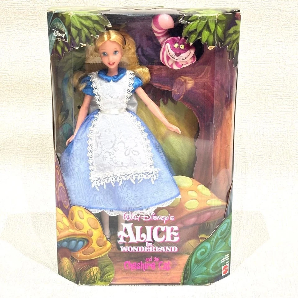 Disney Alice nel Paese delle Meraviglie Mattel bambola con gatto del... - Immagine 1 di 3