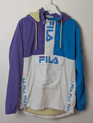 Vintage FILA Archive Revival Colorblock Pullover Windbreaker – Men’s Medium - Image 1 of 4
