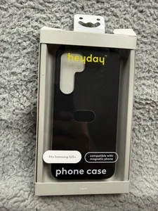 heyday Phone Case Samsung Galaxy S25+ Black Silicone Magnetic Wireless Charging - Picture 1 of 7