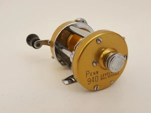 Carrete de fundición de cebo con rodamiento de bolas Penn 940 Levelmatic EE. UU. - Imagen 1 de 12