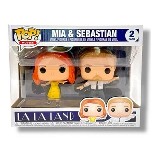 Funko Pop! Paquete de 2 figuras de vinilo de película La La Land Mia & Sebastian película totalmente nuevas - Imagen 1 de 7