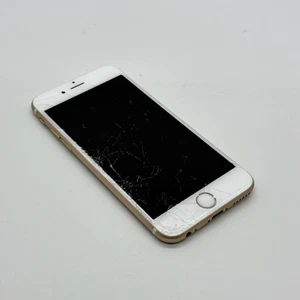 Apple iPhone 6s 16GB Gold (Unlocked) A1688 78% Batt **Smashed Screen** - Picture 1 of 9