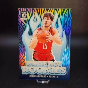 2024-25 Panini Donruss Optic Reed Sheppard RC White Hot Rookies #12 Rockets - Foto 1 di 2