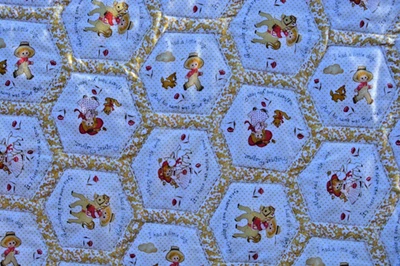 Vintage Nursery Rhymes baby crib quilt - Image 1 of 4