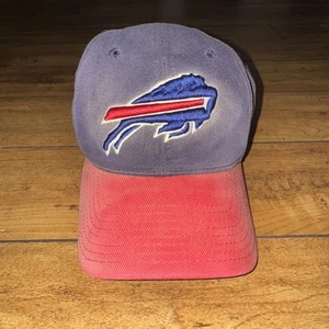 Vintage Reebok Buffalo Bills NFL Adjustable Dad Hat Distressed Sun Faded Cap - Picture 1 of 14