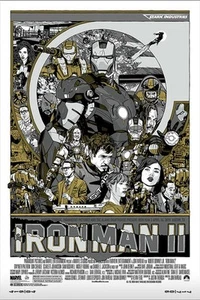 Iron Man 2 II Movie Poster Print Tyler Stout Alamo Mondo Signed Artist Proof - Picture 1 of 3