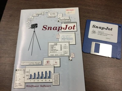 Vintage Macintosh software :  SNAP JOT   3-1/2" disks and manual - Image 1 of 4