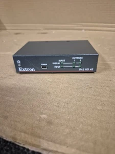 Amplificador de distribución Extron DA2 HD 4K sin fuente de alimentación - Imagen 1 de 4