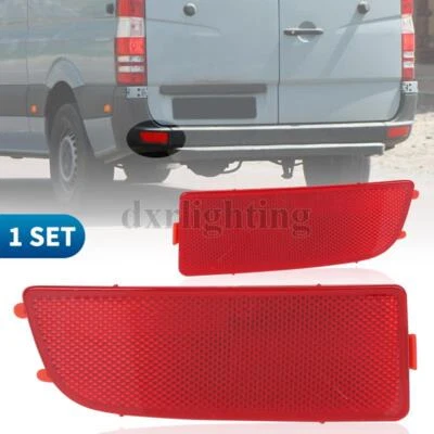 Red Rear Bumper Reflector Light For Mercedes Benz Sprinter 2500 3500 2010-2018 - Image 1 of 4