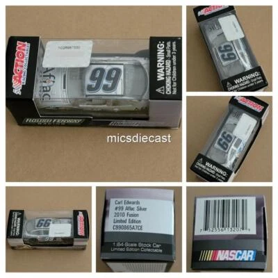 XRARE 2010 Carl Edwards #99 Night Silver Aflac COT 1:64 Action Diecast Roush NIB - Image 1 of 4