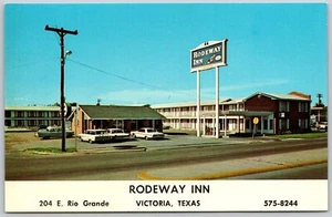 Postcard Texas Victoria TX Rodeway Inn E Rio Grande Motel - Picture 1 of 2