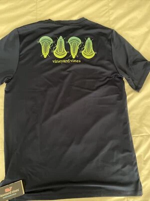 NWT Vineyard Vines Boys Ombre Lacrosse S/S Performance T-Shirt Size S - Image 1 of 2