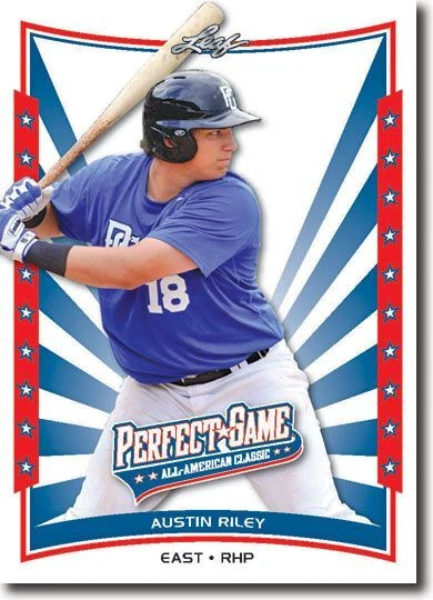 AUSTIN RILEY 2014 Leaf Perfect Game All-American Classic Aflac Rookie  - Image 1 of 1