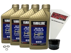 Cyclemax FS Yamalube 0W40 Oil Change Kit 2005-2007 Yamaha RS Vector Snowmobile - Picture 1 of 11