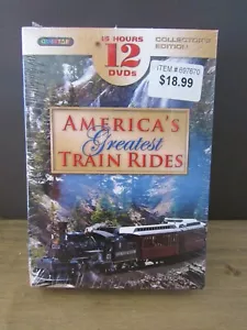 America's Greatest Train Rides (DVD, 12-Disc Set, Collectors Edition) New!! - Picture 1 of 4