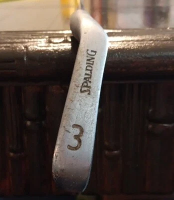 Spalding Alliance Face Balanced 17° 3 Iron RH Steel ~38.5" Gold Club - Image 1 of 4