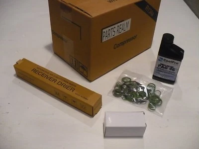 New AC A/C Compressor Kit with Condenser For 2004-2009 Cadillac XLR (4.6L only) Foto 1 de 4