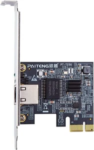 10Gtek RTL8125-2.5G-1T-X1 1000M/2.5G NIC Network Card Single RJ-45 Port Windows - Picture 1 of 3