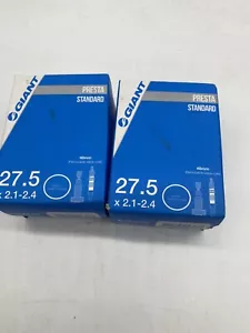 TUBO de bicicleta marca GIANT 27,5 x 2,1-2,4 48 mm Presta VÁLVULA ESTÁNDAR nuevo en caja - Imagen 1 de 5