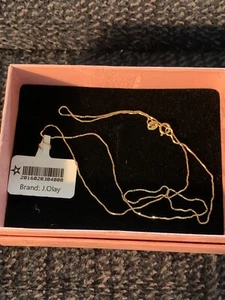 18 Karat Gelbgold 17 Zoll dünne Box Kette Halskette 1,1 Gramm - Bild 1 von 4