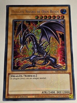 Red-Eyes Black Dragon●YUGIOH●MP22●SPANISH●SECRET RARE●2022●1st ED●NM●37174 - Image 1 of 2