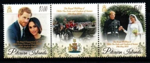 PITCAIRN ISLANDS SG1011/12 2018 ROYAL WEDDING MNH - Picture 1 of 1