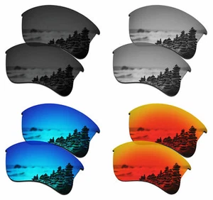 SmartVLT Replacement Lenses for-Oakley Flak Jacket XLJ -Black& Silver& Blue& Red - Picture 1 of 5