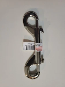 4 5/8" Doppelendiger Karabinerhaken Zinkdruckguss. tack, Blei, Gurte - Bild 1 von 4