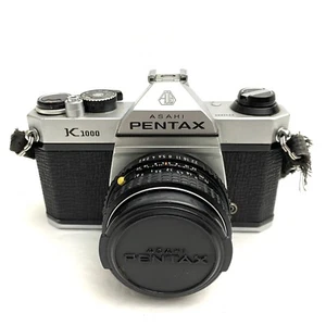 Pentax K-1000 Kamera + 50mm Pentax-M f2 Objektiv - GETESTET - frischer Akku! - Bild 1 von 8
