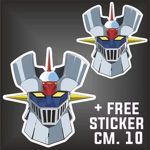 adesivo decal mazinga  +1 FREE STICKER cm.10 - Foto 1 di 1