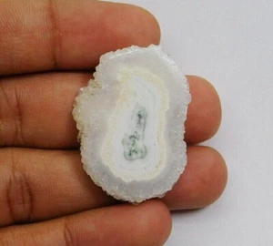Piedra preciosa suelta de cuarzo solar natural druzy cabujón para joyería 60 quilates ME-3841 - Imagen 1 de 4