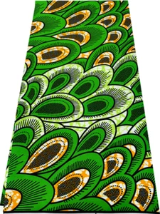 Polyester Veritable Ankara Wax Print-Sell by 6 Yards- for Dresses - Picture 1 of 3