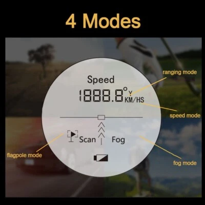 Entfernungsmesser Entfernungsmesser Jagd Outdoor Sport Leistungserkennung 5-500m - Bild 1 von 4