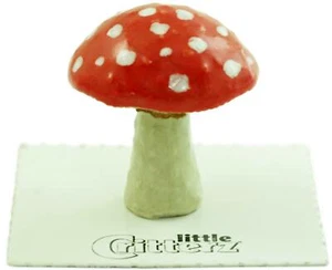 "Figura de porcelana en miniatura Little Critterz taburete ""Parasol"" LC843 - Imagen 1 de 3