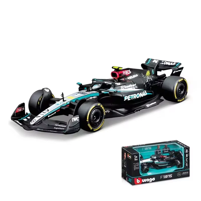 New Bburago 1:43 2024 Season Petronas AMG F1 W15 LEWIS HAMILTON #44 - Image 1 of 4
