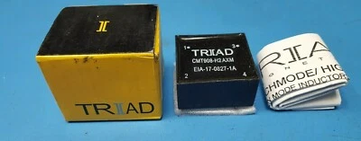 Common Mode Chokes, CMT908-H2,Triad Magnetics,  Dual 4000uH 10kHz 5.2A 0.04Ohm - Image 1 of 4