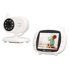 3.5in Wireless Baby Video Monitor 2 Way Talk Lullaby Baby Monitor Night Visi EOM