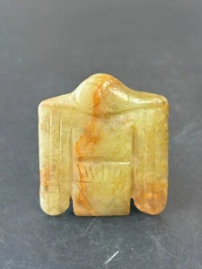 A jade Figure of Bird Hongshan culture Jade Eagle Sculpture Amulet 玉鹰形佩 - Picture 1 of 9