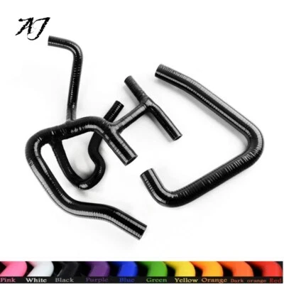 Manguera de radiador de silicona negra para 97-01 Austin Rover Mini Cooper S MPI 1275 1,3 L Foto 1 de 4