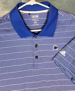 Adidas Clima Lite Short Sleeve Mens Polo Shirt Size XL Blue White - Bild 1 von 3