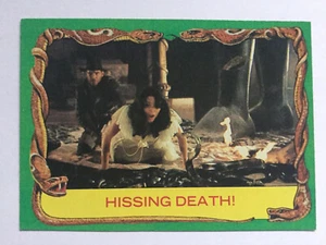 Indiana Jones Raiders Of The Lost Ark Topps 1981 Card 57 Hissing Death - Picture 1 of 2